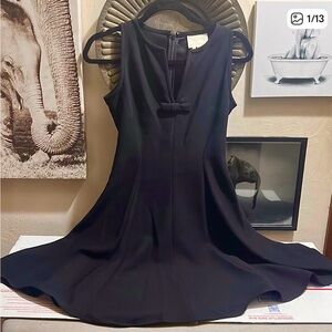 Kate Spade Black Sleeveless Mini Dress